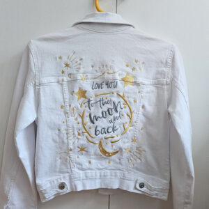 Cazadora de novia blanca